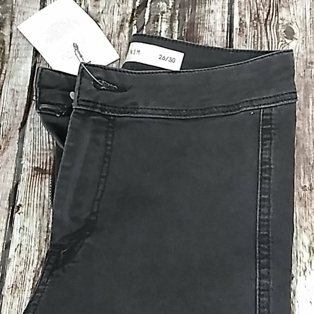 Asos high-waisted black jeans size 26/30 - Picture 2 of 8